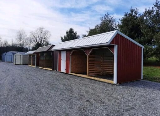 open horse barns