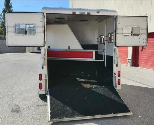 Well maintained 2 horse trailer. Half Ton towable.